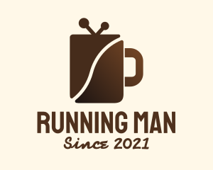 Coffee Shop - Brown Drinking Mug logo design