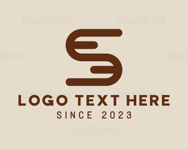 Letter S Outline Business Firm Logo