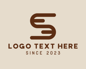 Courier Service - Letter S Outline Business Firm logo design