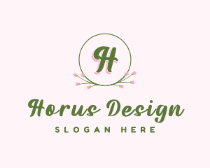 Wedding Flower Hotel logo design