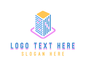 Retail Space - Vibrant Modern Cityscape logo design