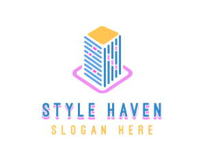 Mall - Vibrant Modern Cityscape logo design