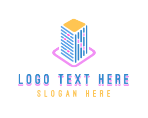 Line - Vibrant Modern Cityscape logo design