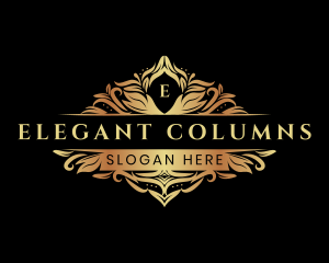 Luxury Elegant Floral logo design