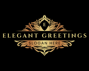 Luxury Elegant Floral logo design