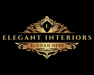 Luxury Elegant Floral logo design