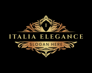 Luxury Elegant Floral logo design