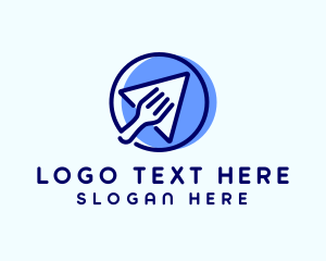 Dining - Blue Food Delivery logo design