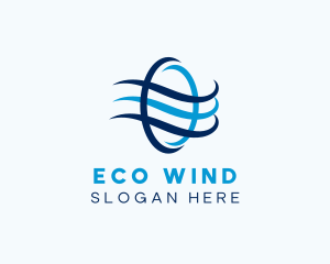 Cooling Wind Ventilation logo design