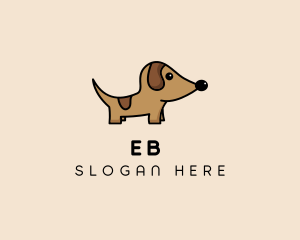 Dachshund Pup Dog  Logo