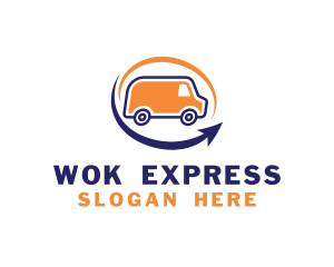 Express Delivery Van logo design