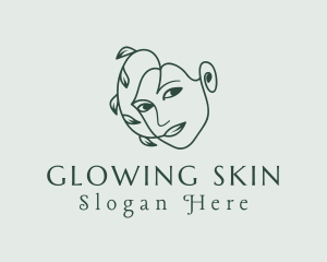 Organic Facial Skincare logo design