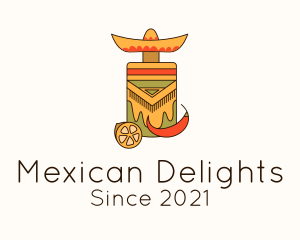 Mexican Chili Drink logo design