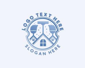 Clean - Residential Home Cleaning logo design
