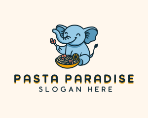 Elephant Pasta Bowl logo design