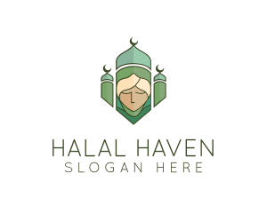 Islamic - Islam Temple Turban logo design