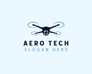 Tech Drone Surveillance  logo design