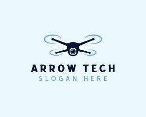 Tech Drone Surveillance  logo design