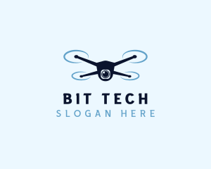 Tech Drone Surveillance  logo design