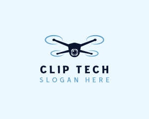 Tech Drone Surveillance  logo design