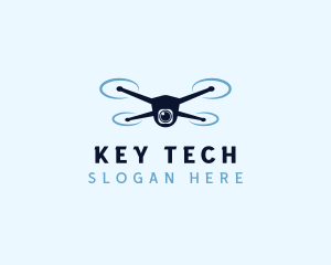 Tech Drone Surveillance  logo design