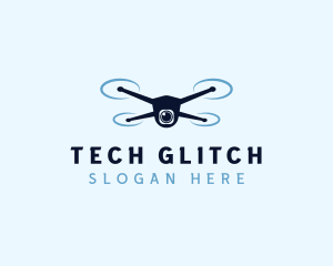 Tech Drone Surveillance  logo design