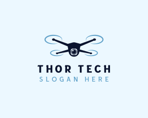 Tech Drone Surveillance  logo design