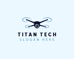 Tech Drone Surveillance  logo design