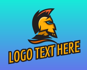Avatar - Warrior Helmet Avatar logo design