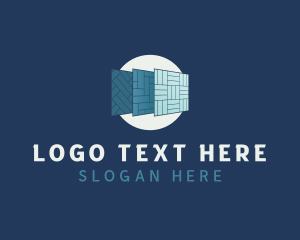 Wooden - Tile Floor Pattern logo design