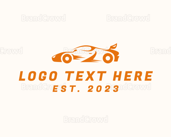 Racing Super Car Automobile Logo