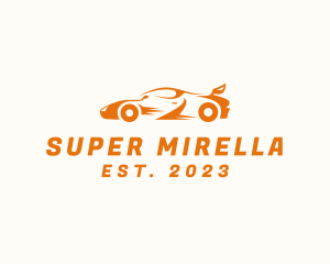 Racing Super Car Automobile logo design