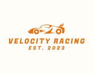 Racing Super Car Automobile logo design