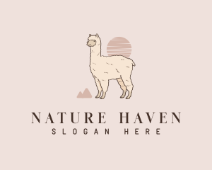 Wildlife - Wildlife Alpaca Llama logo design