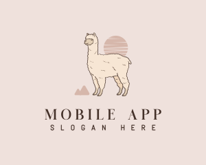 Bolivia - Wildlife Alpaca Llama logo design