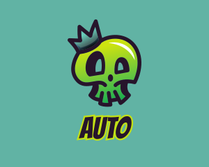 Rapper - Skull King Graffiti logo design