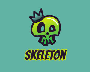 Skull King Graffiti  logo design