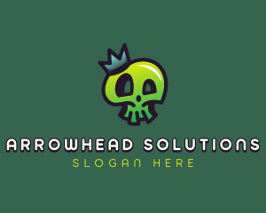 Skull Crown Graffiti  logo design