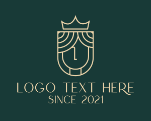 Linear - Royal Crown Monarch logo design