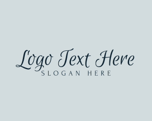 Perfume - Elegant Script Cursive logo design