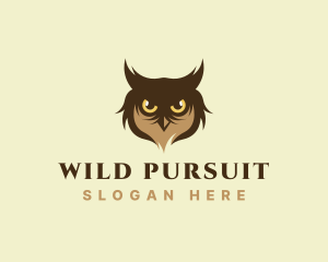 Hunting - Wildlife Hunting Owl logo design