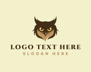 Hunting - Wildlife Hunting Owl logo design