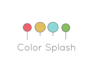 Colorful Balloon Party  logo design