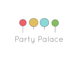 Colorful Balloon Party  logo design