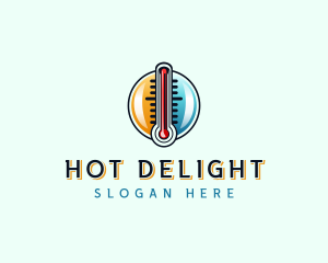 Thermal Heating Cooling logo design