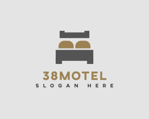 Simple Bed Mattress logo design