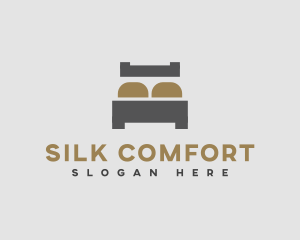 Simple Bed Mattress logo design