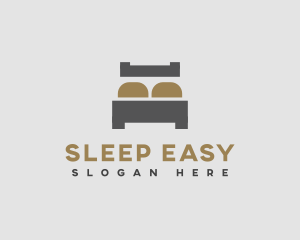 Simple Bed Mattress logo design