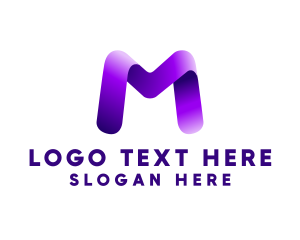 Business Agency Letter M logo design