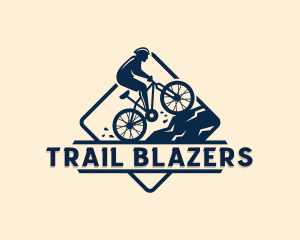 Mountain Biking - Adventure Rock Biking logo design